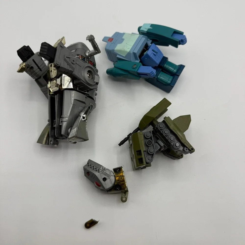 Vtg 1986 Transformers G1 Lot Onslaught Blurr Trypticon Grimlock Parts Takara